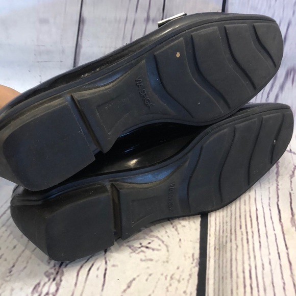 Via Spiga black patent loafers flats Women's size 9.5 - Picture 5 of 6